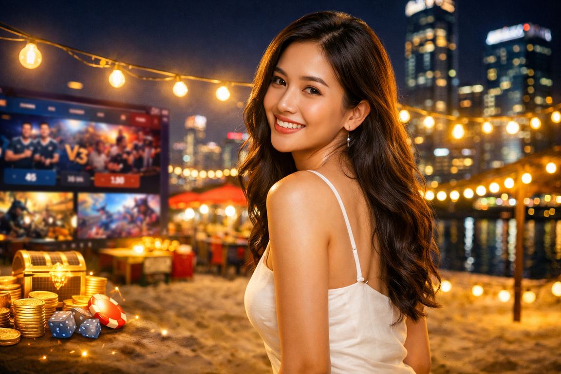 Người dùng Hà Nội theo dõi giải esports LMHT và CS2 tại khu chợ đêm sầm uất, đặt cược trực tuyến qua soicauviet
