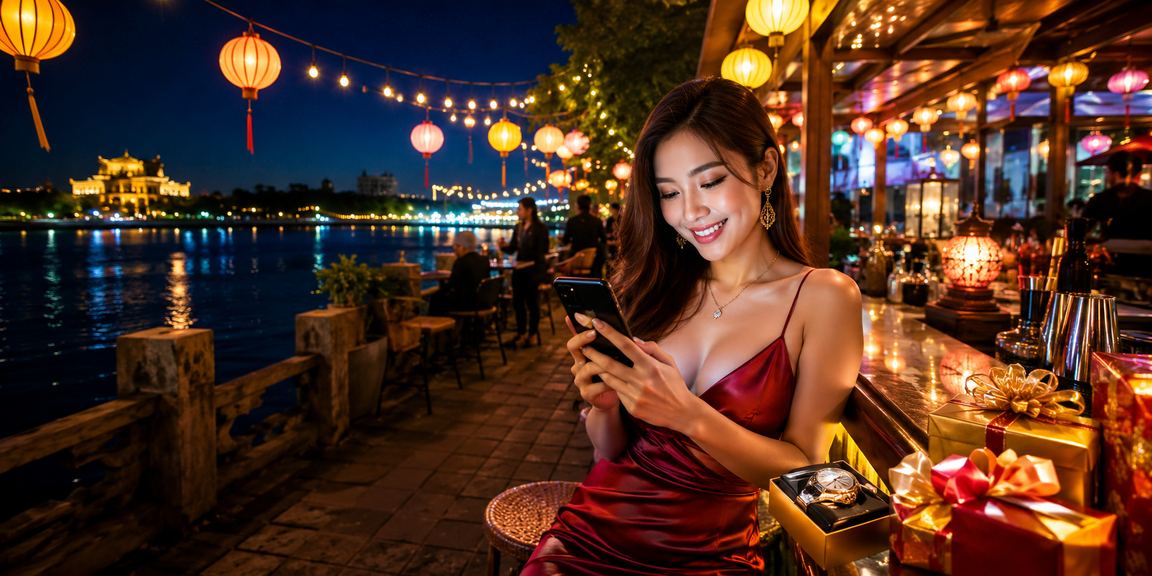Người dùng Huế xác minh tài khoản casino qua điện thoại bên bãi biển